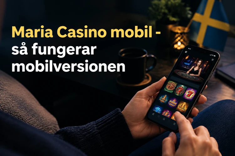 Maria Casino mobil - så fungerar mobilversionen