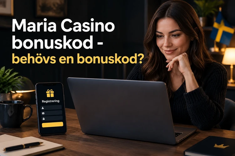Maria Casino bonuskod - behövs en bonuskod?