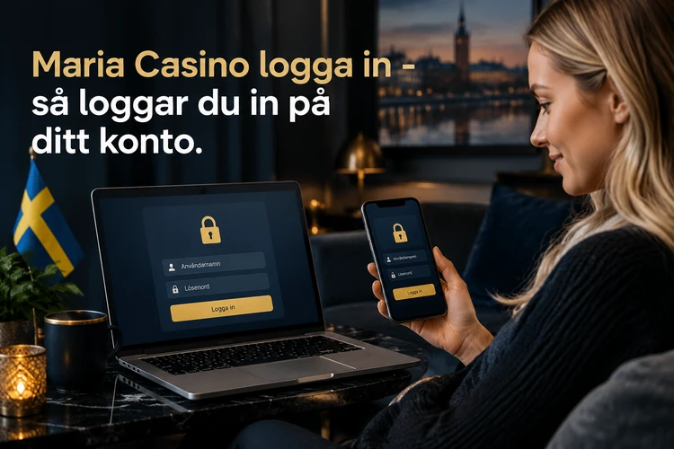 Maria Casino logga in - så loggar du in på ditt konto